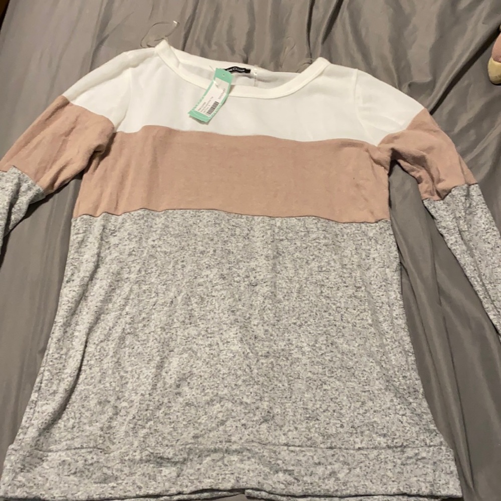 brushed knit top